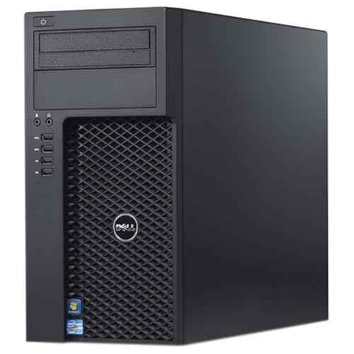 (Refurbished) Dell Precision High Performance Desktop Computer PC (Intel Core i5 4th Gen, 8 GB RAM, 500 GB HDD, Intel Core HD Graphics, Windows 10 Pro, MS Office)