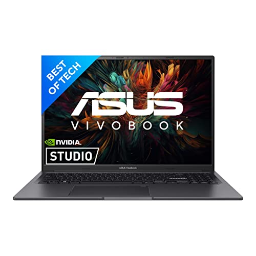 ASUS Creator Series Vivobook 16X 2023, Intel Core i5-12450H 12th Gen, 16.0-inch FHD+ 120Hz, Laptop (16GB/512GB SSD/NVIDIA GeForce RTX 2050/Win11/FP/Black/1.80 kg),K3605ZF-MB541WS