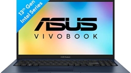 ASUS Vivobook 15 (2023), Intel Core i3-1315U 13th Gen, 15.6" (39.62 cms) FHD, Thin and Light Laptop (8GB/512GB SSD/Integrated Graphics/Windows 11/Office 2021/Fingerprint/Blue/1.7 kg), X1504VA-NJ323WS