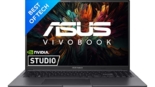 ASUS Vivobook 16X, Intel Core i7-12650H 12th Gen, 16-inch (40.64 cm) FHD+, Thin and Light Laptop (16 GB RAM/512GB SSD/8GB RTX 4050/Win11/Office 2021/Backlit/FP/70WHr /Black/3.97 kg), K3605ZV-MBN741WS