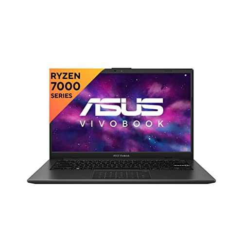 ASUS Vivobook Go 14, AMD Ryzen 3 7320U, 14" (35.56 cm) FHD, Thin and Light Laptop (8 GB RAM/512GB SSD/Win11/Office 2021/42WHr /Black/1.38 kg), E1404FA-NK325WS