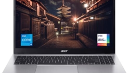 Acer Aspire 3 Thin and Light Laptop Intel Core i5 12th Generation (8GB/512 GB SSD/Windows 11 Home/MS Office/1.7 Kg/Silver) A315-59 with 15.6-inch (39.6 cms) Full HD Display