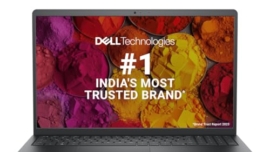 Dell 15 Laptop, AMD Ryzen 5-5500U Processor/ 8GB/ 512GB SSD/ 15.6" (39.62cm) FHD Display/AMD Radeon Graphics/Win 11 + MSO'21/15 Month McAfee/Black/Thin & Light-1.83kg