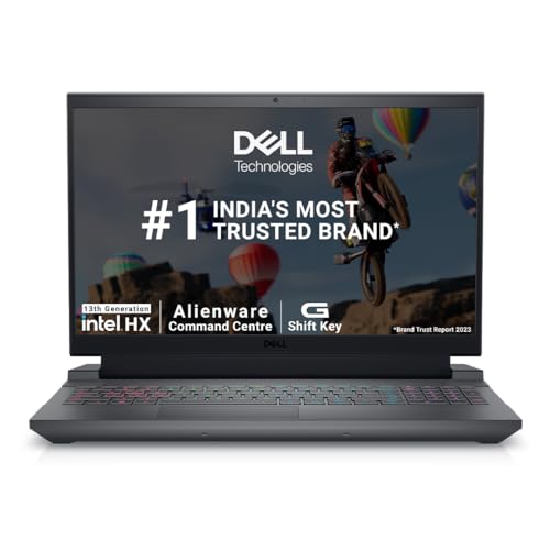 Dell G15 5530 Gaming Laptop, Intel i9-13900HX,16GB DDR5,1TB SSD,NVIDIA RTX 4060-8GB GDDR6, 15.6" (39.62cm) FHD 165Hz,NVIDIA G-SYNC+DDS Display,Win 11, Backlit Keyboard 4-Zone,Dark Shadow Gray, 2.65 Kg