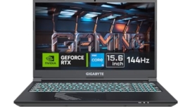 GIGABYTE G5 MF-F2IN313SH 12th Gen Intel® Core i5 12450H/ 15.6 inch FHD 144Hz(45%) /RTX 4050 6G/DDR4 3200 8GB*2/GEN4 512G/AX211/WIN11 Home Gaming Laptop