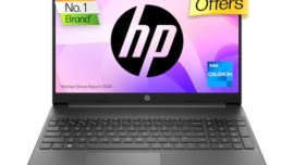 HP Laptop 15, Intel Celeron N4500, 15.6-inch (39.6 cm) HD, Micro-Edge, 8GB DDR4, 512GB SSD, Intel UHD Graphics, Dual Speakers, (Win 11, MSO 2021, Jet Black, 1.69 kg), 15s-fq3066TU