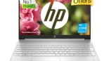 HP Laptop 15,12th Gen Intel Core i3-1215U,15.6 inch(39.6 cm),FHD,Anti-Glare,8 GB DDR4,512 GB SSD,Windows 11,MSO,Dual Speakers,1.69 kg,Natural Silver,15s-fq5326TU