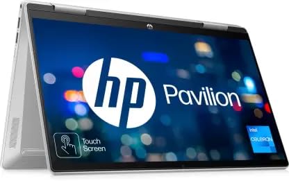 HP Pavilion x360, 13th Gen Intel Core i5-1335U, 14-inch (35.6 cm), FHD, 16GB DDR4, 1TB SSD, Intel Iris Xe Graphics, FPR, 5MP Camera w/Privacy Shutter (Win 11, MSO 2021, Silver, 1.51 kg), ek1010TU