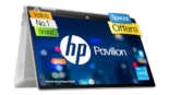 HP Pavilion x360,Intel Core i3-1215U,14-inch(35.6 cm),FHD,8GB DDR4,512GB SSD,5 MP Camera,Intel UHD Graphics,Backlit KB, MSO,Pen,(Win 11,Natural Silver,1.69 kg),14-ek0183TU