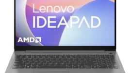 Lenovo IdeaPad Slim 3 AMD Ryzen 7 5700U 15.6" FHD Thin & Light Laptop (16GB/512GB SSD/Windows 11/Office 2021/Arctic Grey/1.65Kg), 82KU024JIN