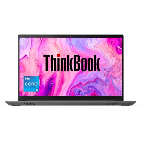 Lenovo ThinkBook 15 Intel 12th Gen Core i5 15.6" (39.62cm) FHD 250 nits Antiglare Thin and Light Laptop (16GB/512GB SSD/Win 11 Home/Office 2021/Backlit Keyboard/Mineral Grey/1.7 Kg), 21DJA0FGIH