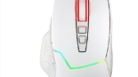 Redragon M690 PRO Wireless Gaming Mouse, 8000 DPI Wired/Wireless Gamer Mouse w/Rapid Fire Key, 8 Macro Buttons, Ergonomic Design for PC/Mac/Laptop, White