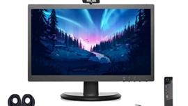 (Refurbished) Lenovo ThinkCentre M73 All-in-One Desktop Computer Set (Intel Core i3 4th Gen, 8 GB RAM, 256 GB SSD, 19" HD Monitor, Tiny CPU, KB & Mouse, HD Webcam, WiFi, Windows 10, MS Office)