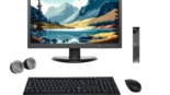 (Refurbished)Lenovo ThinkCentre Tiny 19" HD All-in-One Desktop Computer Set (Intel i5 4th Gen|16 GB RAM|512 GB SSD| 19" HD LED Monitor| Wireless KB & Mouse| Speakers| WiFi| Windows 10 Pro|MS Office)