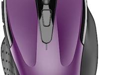 TECKNET Wireless Mouse, 2.4G Ergonomic Optical Mouse, Computer Mouse for USB-A Laptop, PC, Computer, Chromebook, Notebook, 6 Buttons, 24 Months Battery Life - Purple