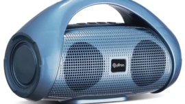 pTron Newly Launched Fusion Go 10W Portable Bluetooth Speaker with 6Hrs Playtime, Immersive Sound, Auto-TWS Function, Supports BT/USB/SD Card/AUX Playback & Lightweight (Blue)