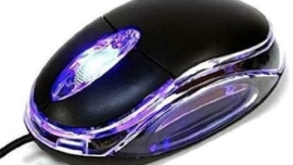 IDELEC Optical Mouse for Laptop,PC,Computer,Camera (Black)