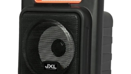 JXL Boom Master 20 Watt Premium Portable Bluetooth Speaker with Powerful Sound with Mic Connection and TWS Support (Black Orange)