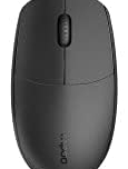 N100 Wired Mouse – Corded USB Mouse for Mac or Windows PC Laptop/Desktop, for Right or Left Hand Use, Black (Black)