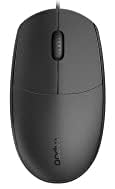 N100 Wired Mouse – Corded USB Mouse for Mac or Windows PC Laptop/Desktop, for Right or Left Hand Use, Black (Black)