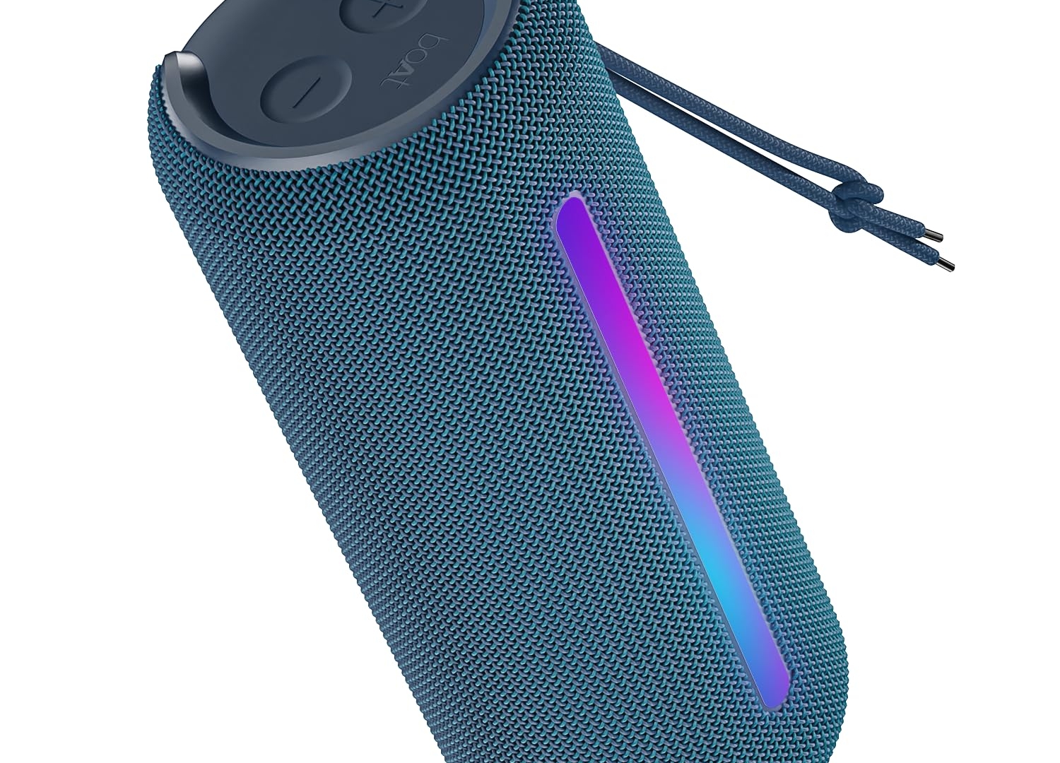 boAt Stone Spinx Pro Bluetooth Speaker with 20 W RMS Sound, Up to 8 hrs of Playtime, BTv5.0, Built-in Mic, RGB LEDs, TWS Feature, TF Card, AUX Port & USB Type-C Port(Tropical Blue)