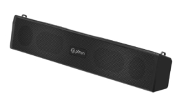 pTron Fusion Wave 16W Bluetooth Soundbar Speaker, up to 19Hrs Playback Time, Soundbar for Phone/TV/Laptop/Tablets/Projectors, BT5.0/Aux/TF Card/USB Drive Playback & TWS Function (Piano Black)